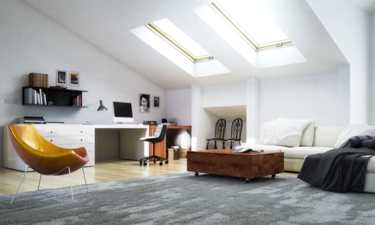 Living room skylights